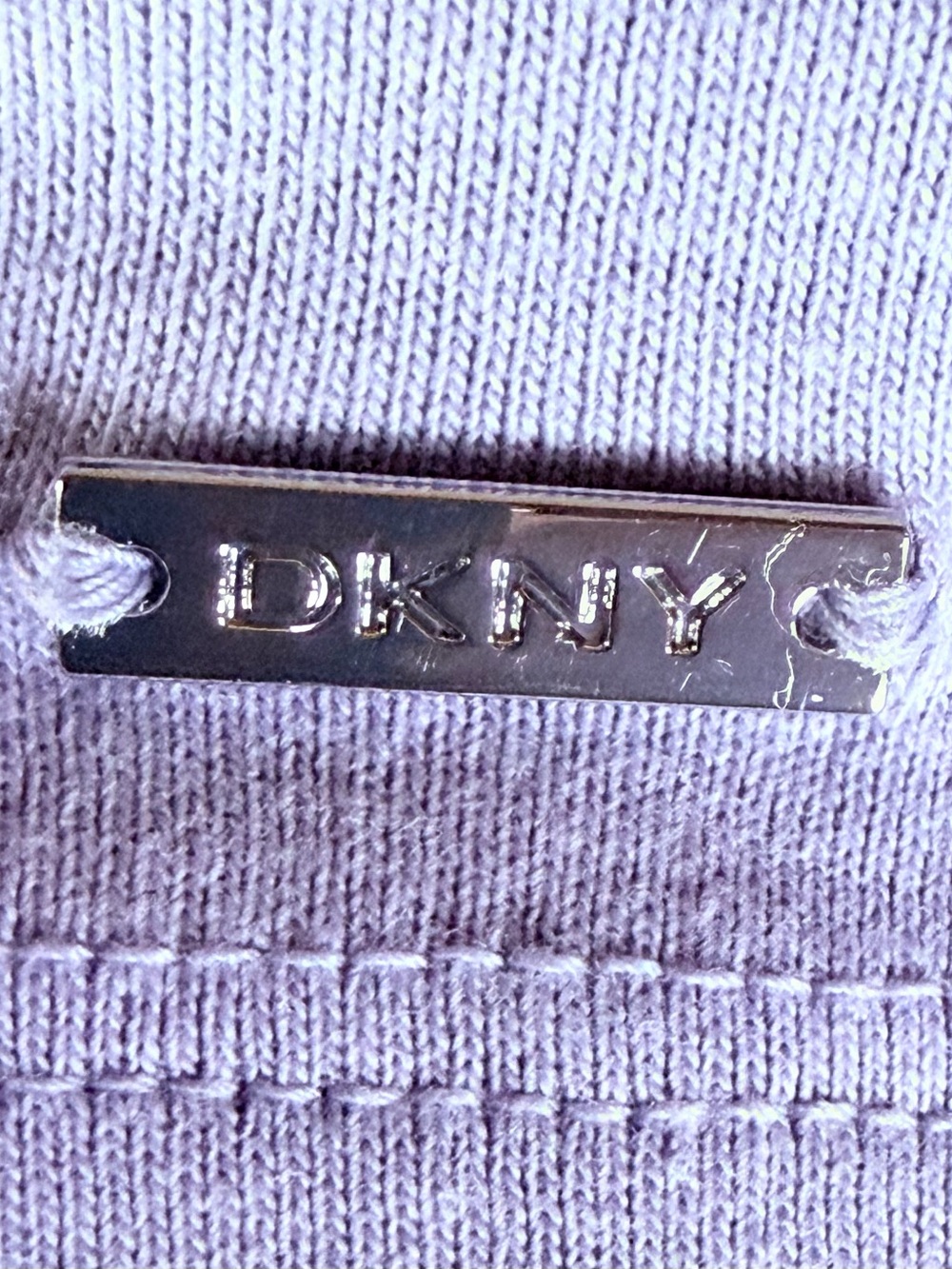 DKNY Women's Short Sleeve Tee in Periwinkle - Picture 3 of 4